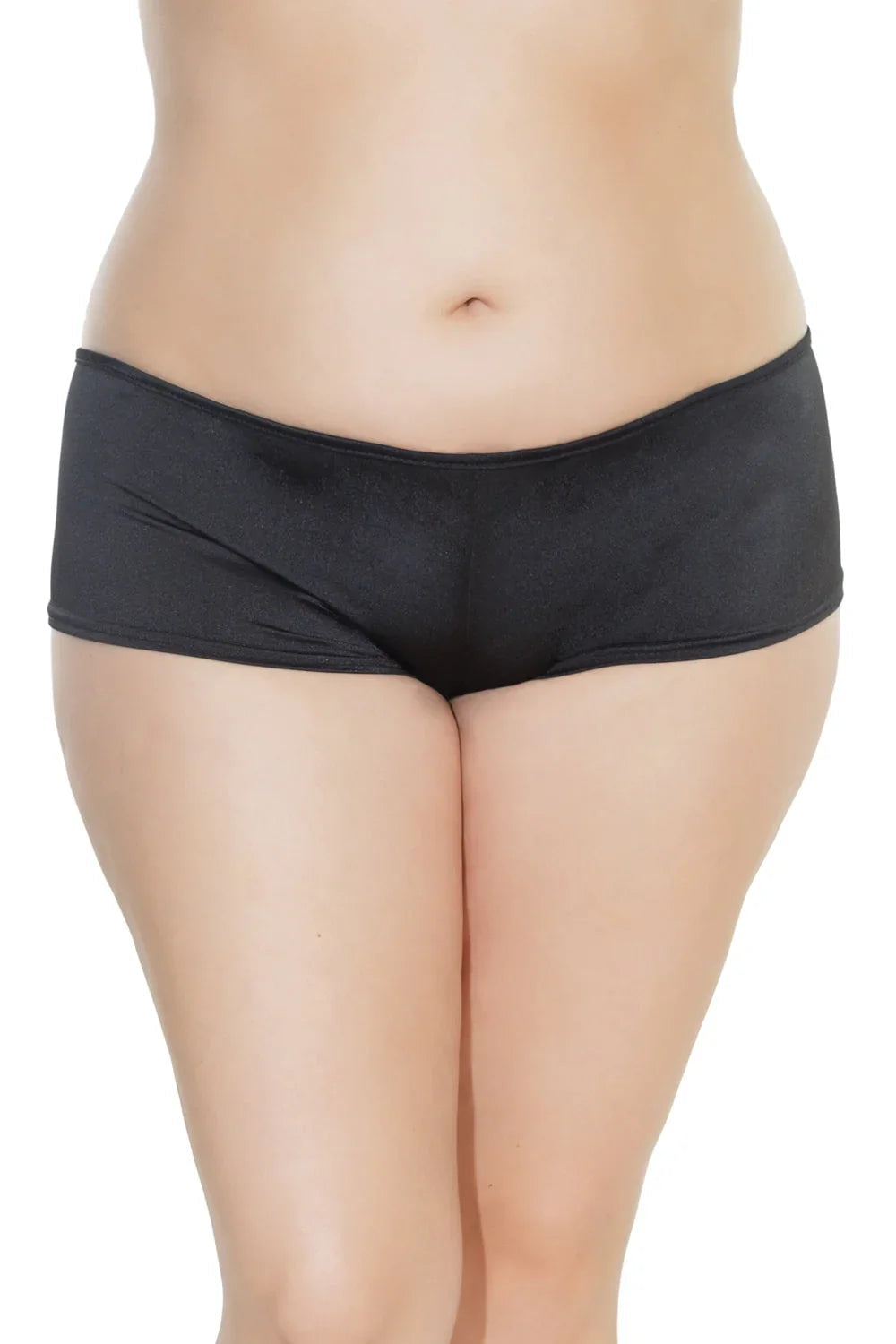 Coquette Queen So Sleek Booty Shorts Black