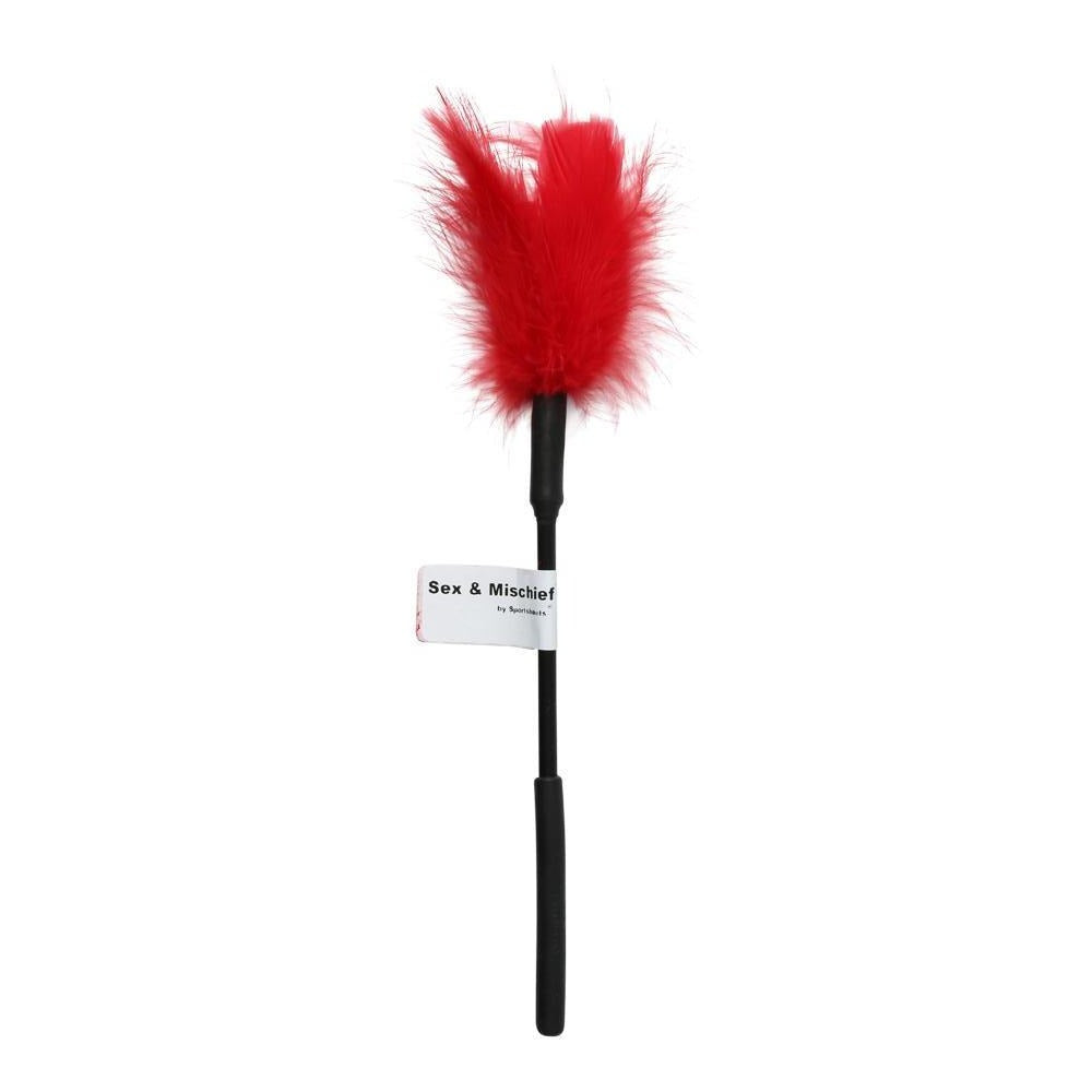Sex & Mischief Feather Tickler - Red