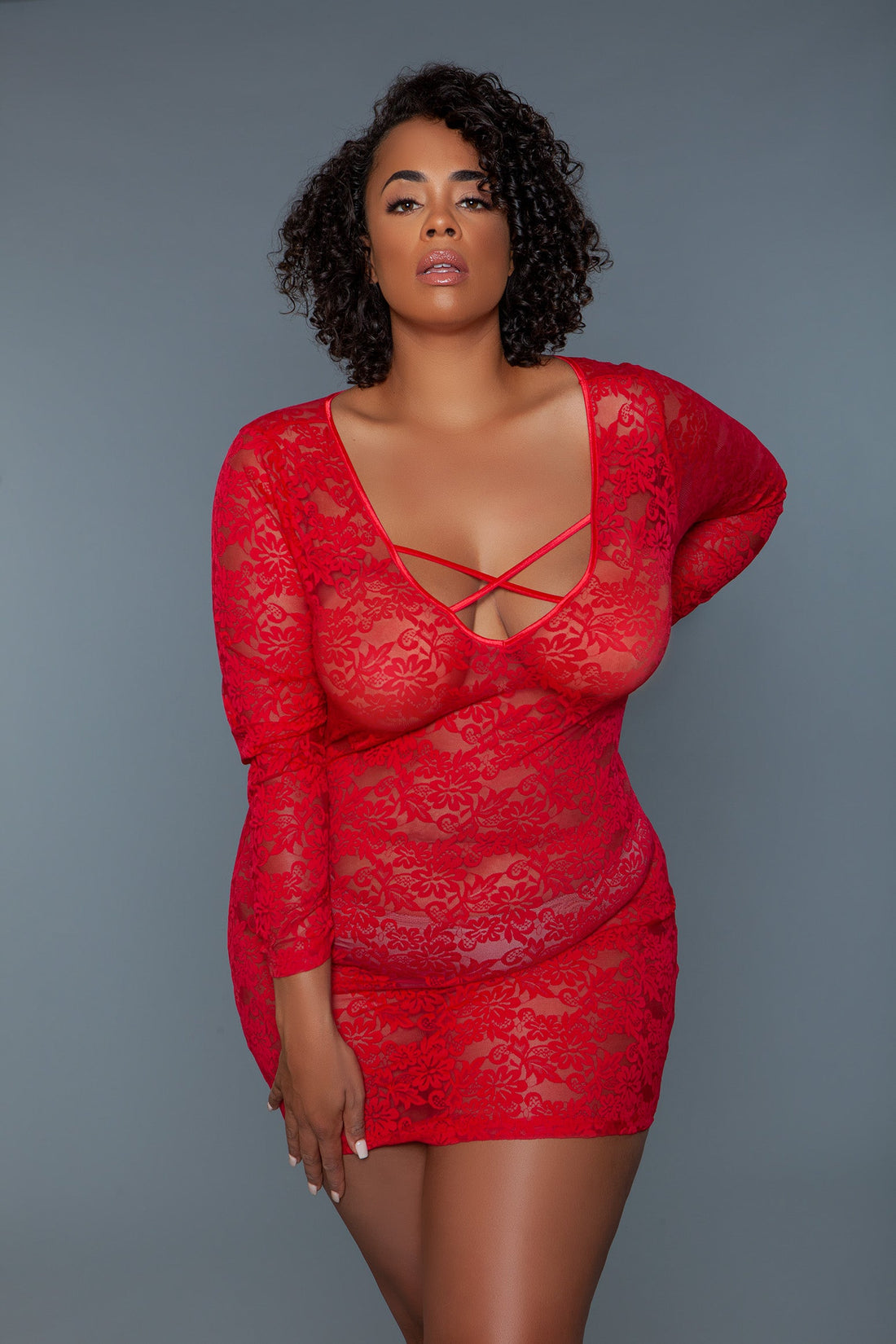 Be Wicked Queen Lynn Chemise Red