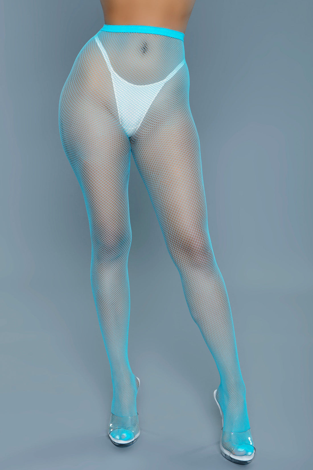 Be Wicked Up All Night Pantyhose Turquoise