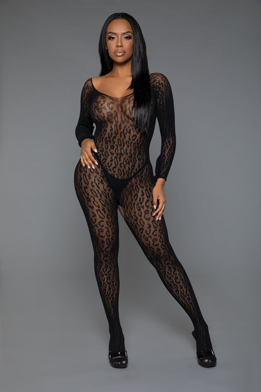 BeWicked Queen Animal Instinct Catsuit Bodystocking