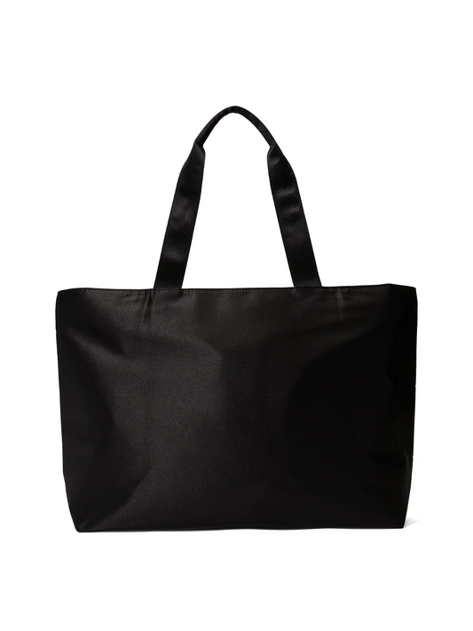 Victoria's Secret Fashion Show 2025 Tote Bag Black Nylon Gold Sparkle