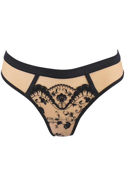 Seraphine Embroidery Thong