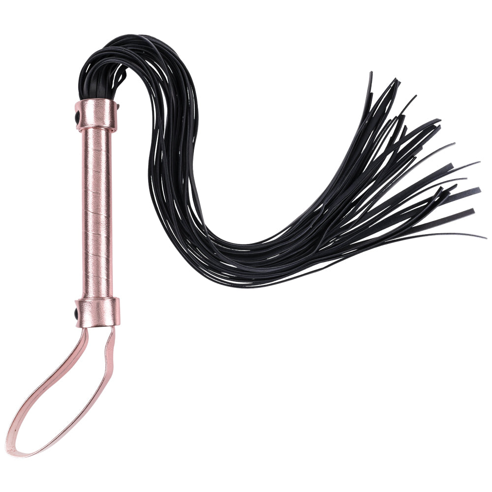Sex & Mischief Brat Flogger Rose Gold/Black