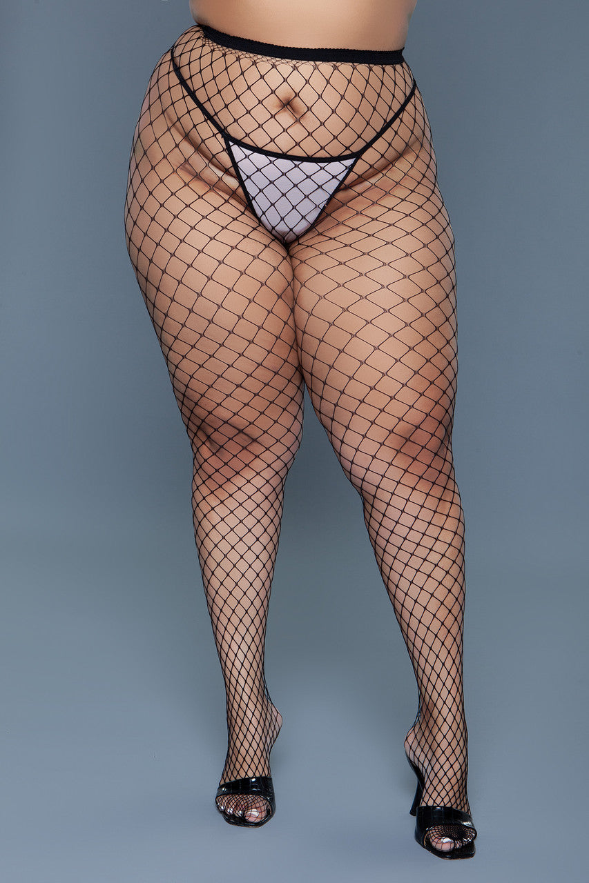 BeWicked Queen Can't Back Down Pantyhose Black 2303
