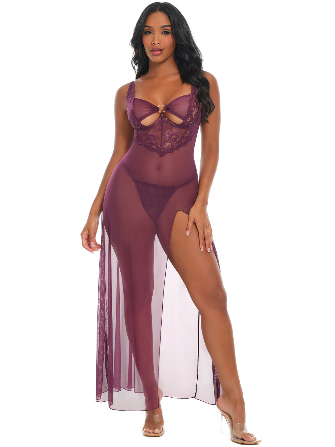Oh la la Cheri Antonella Long Gown Babydoll