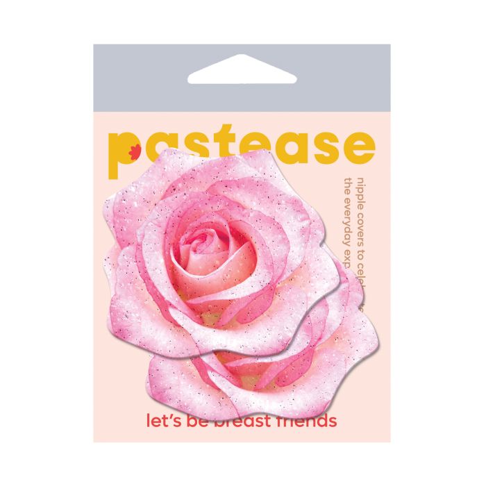 Pastease Premium Glitter Velvet Blooming Rose - Pink Festival
