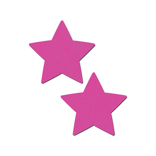 Pastease Basic Star Black Light Reactive - Neon Pink