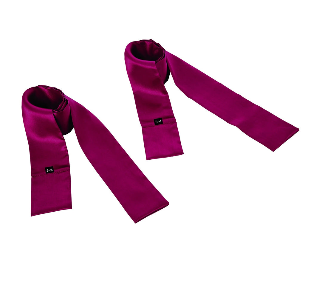 Sex & Mischief Enchanted Sash Restraints - Burgundy