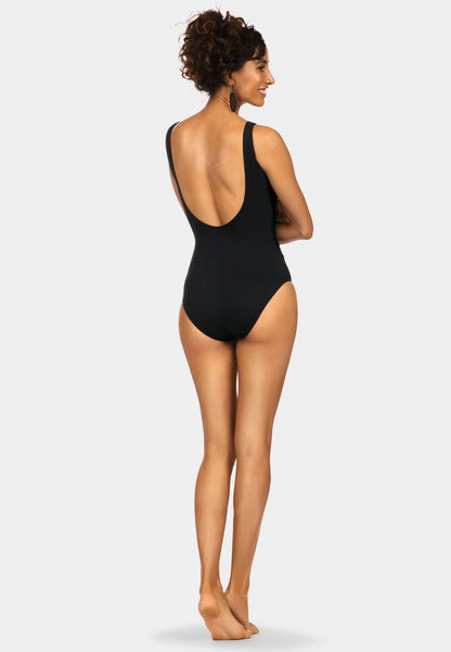 Axami Luxury Swimwear F33C Shaping One Piece Swimsuit Black/Gold