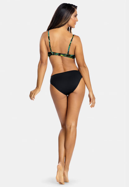 Axami Luxury Swimwear F47 Full Bikini Bottom Black