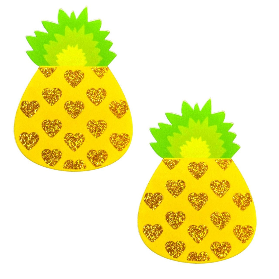 Neva Nude Pina Colada Glitter Pineapple Pasties - Multicolor