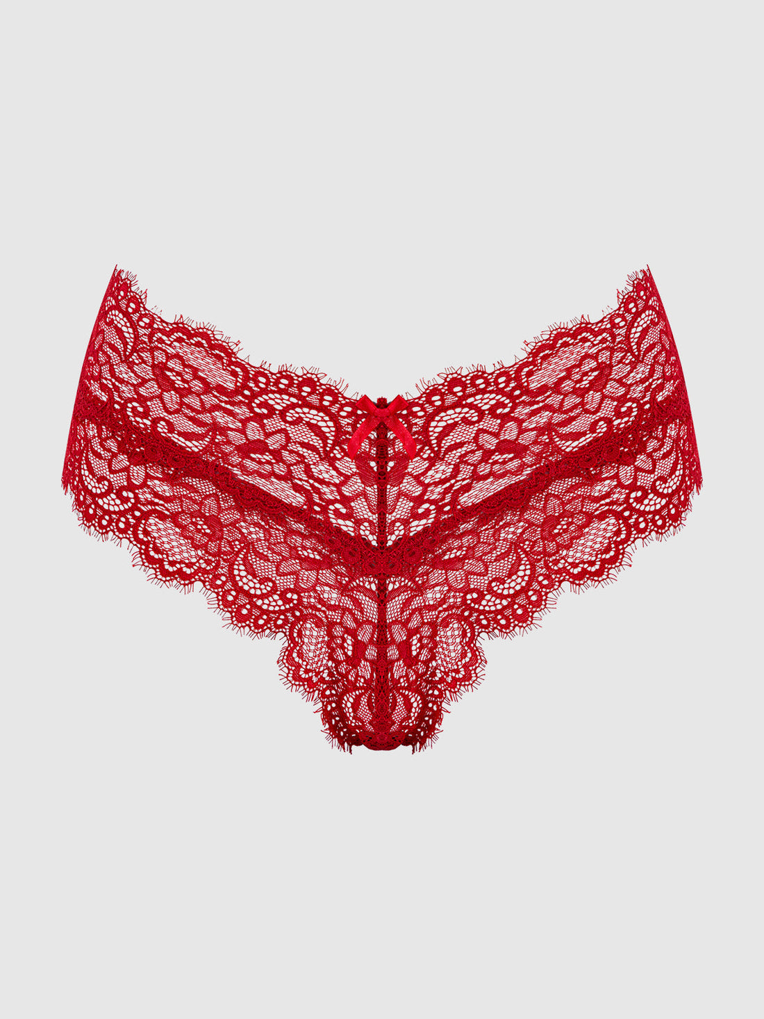 House of Desire Lana Lace V Front G-string Crimson Red