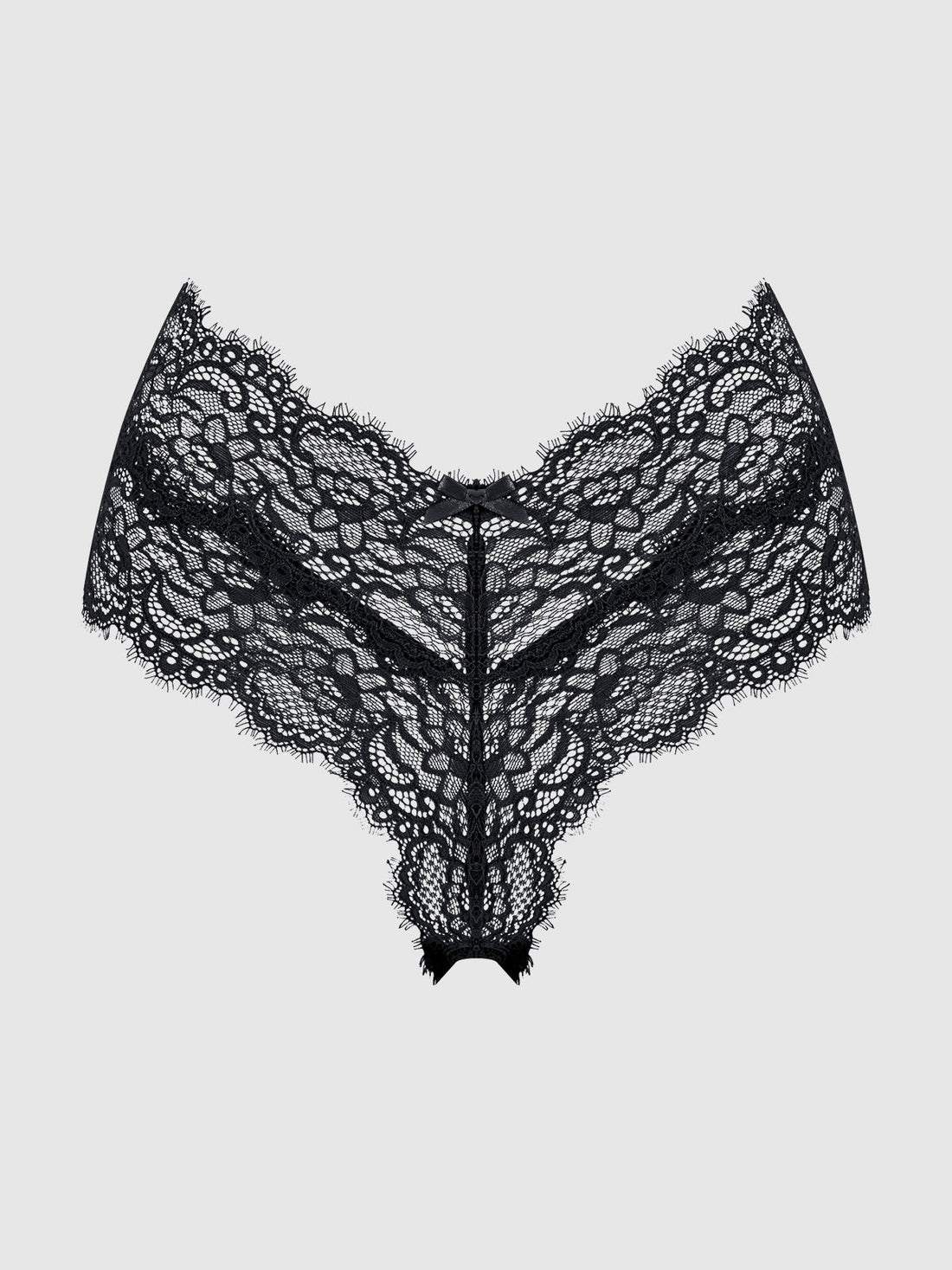 House of Desire Lana Lace V-cheeky Black