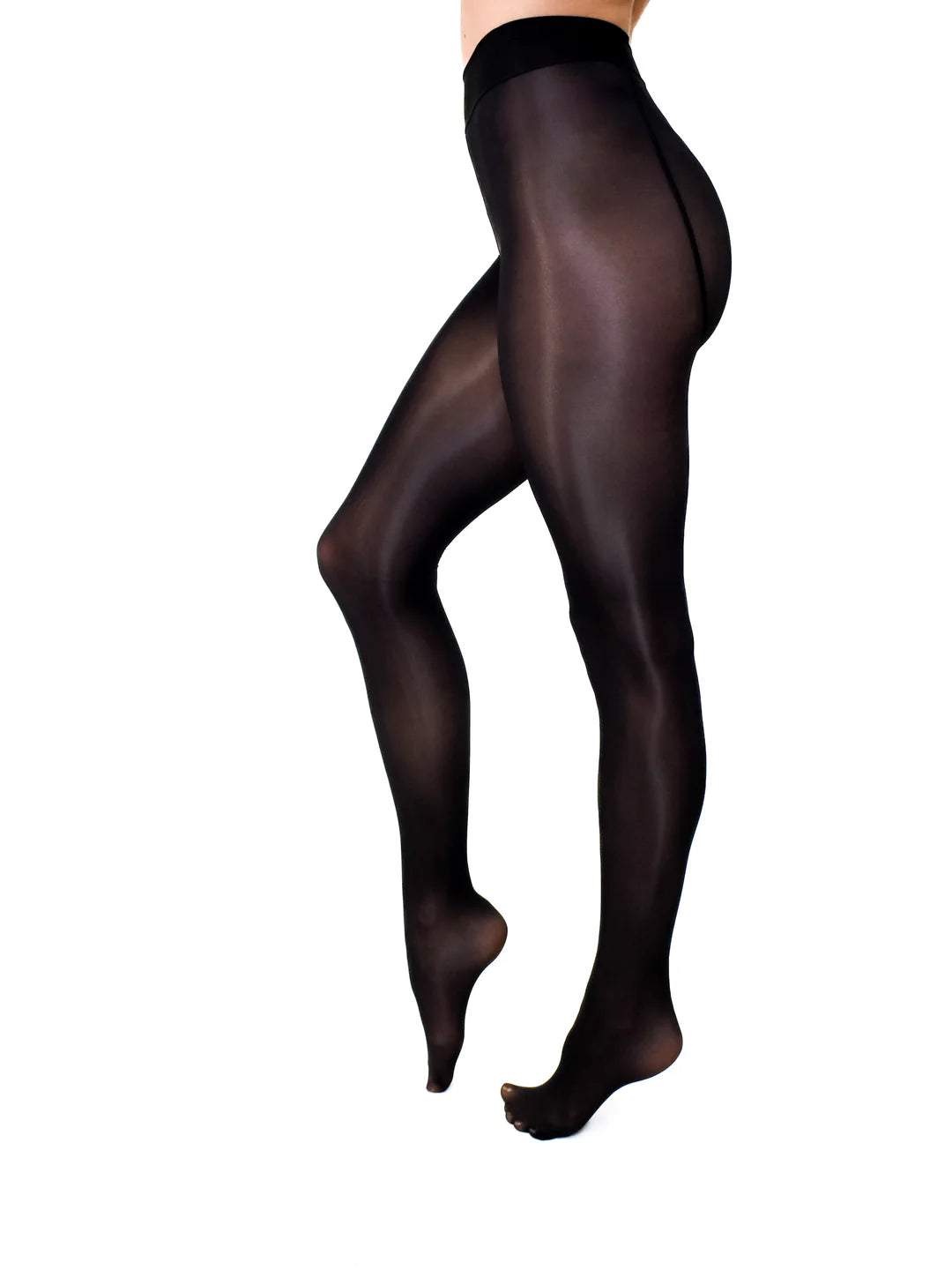 Kixies Hosiery Strong & Silky Black Tights Pantyhose Black