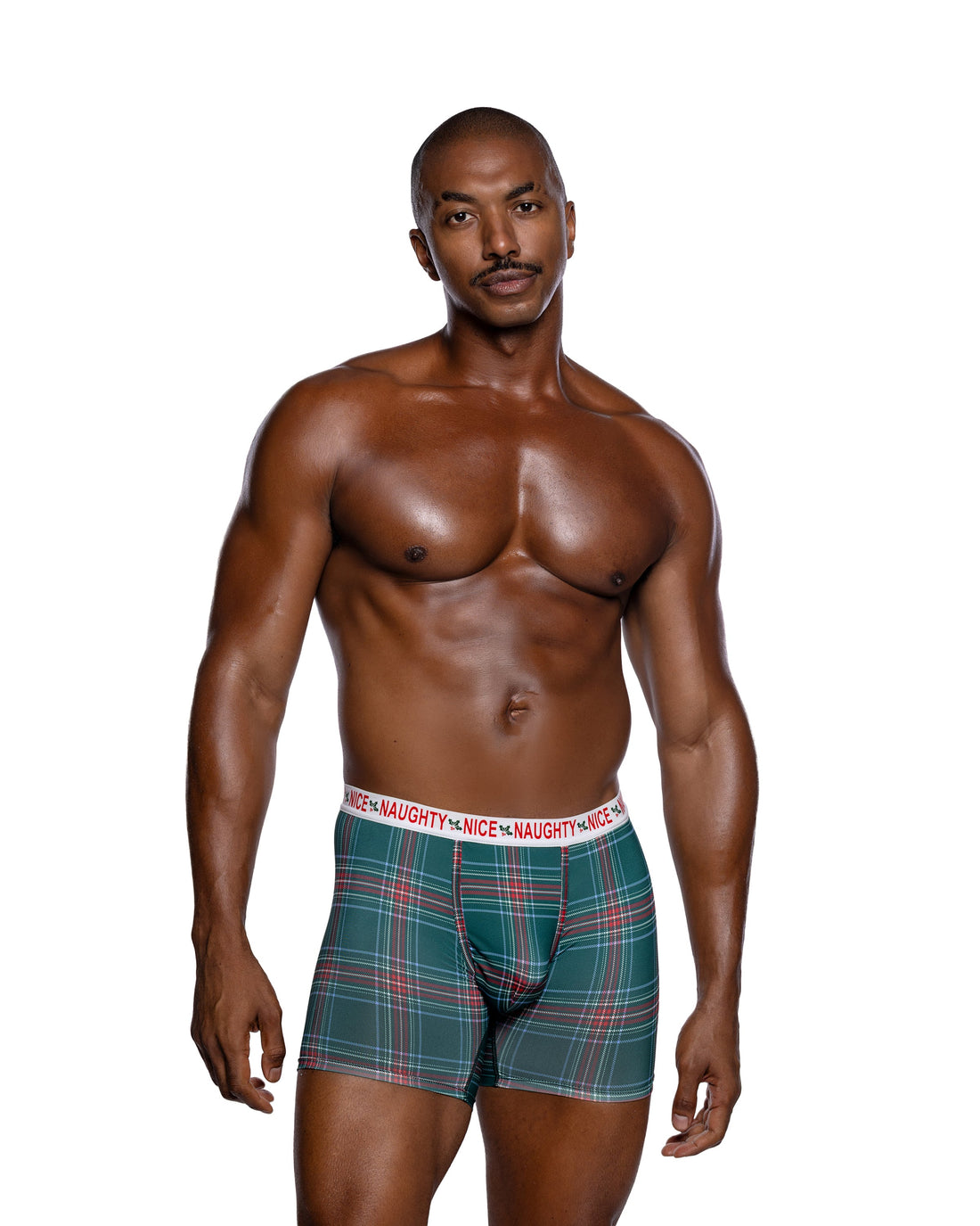 Roma Confidential Naughty & Nice Boxer Briefs Black/Green
