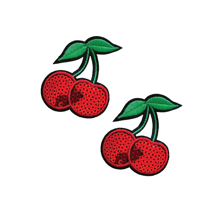 Neva Nude Sequin Cherry Pasties (2 Wears) - Red