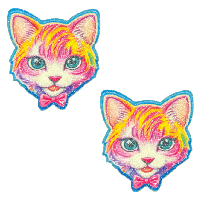Neva Nude Glitter Purrfection Kitty Cat Pasties - Multicolor