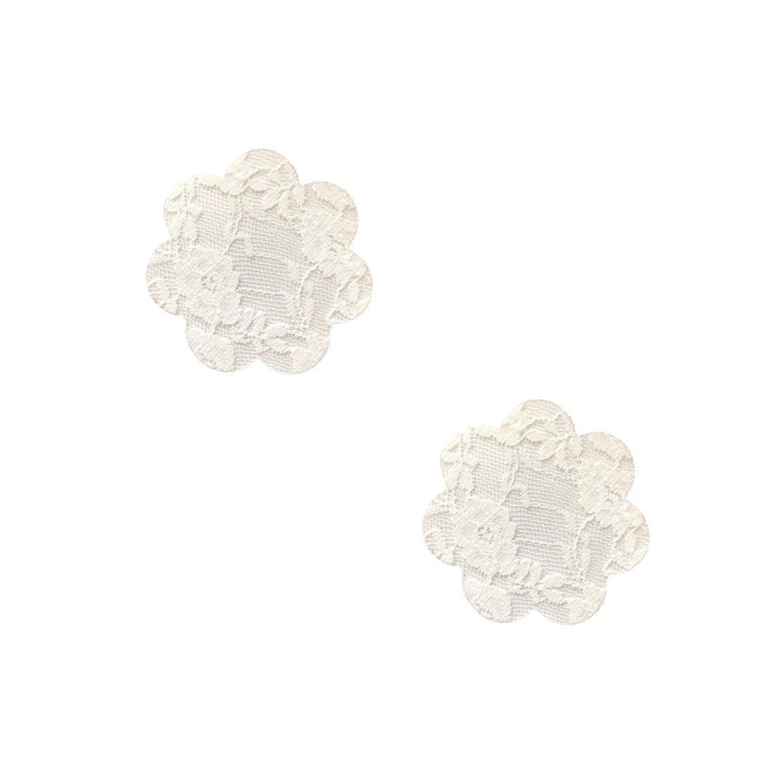 Neva Nude Lace Back To Basics Petal Small Body Stickers Pack of 6 - White