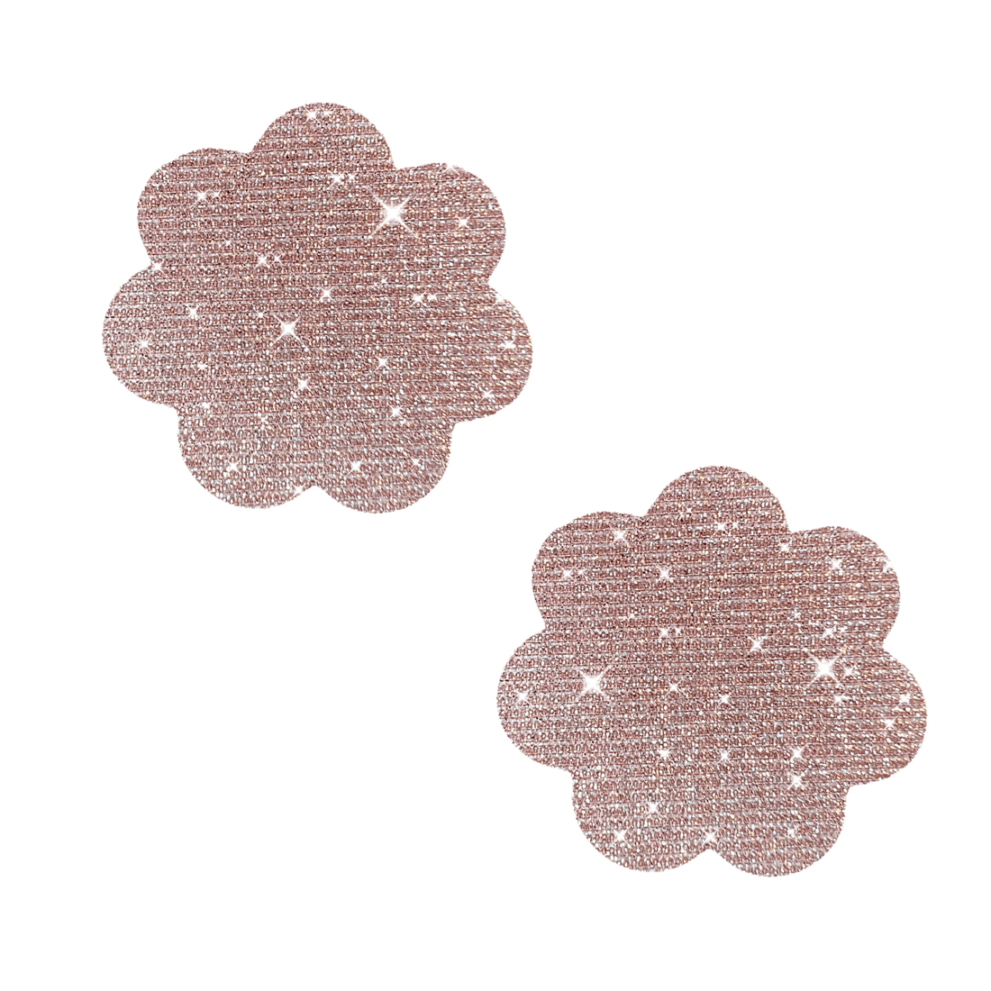 Neva Nude Ballerina Bling Glitter Petal Pasties - Pink