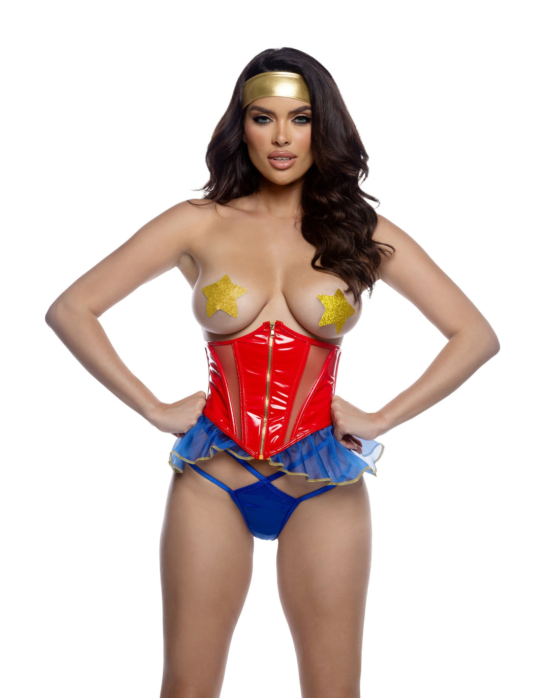 Roma Confidential Smoldering Wonder Waspie Corset Bedroom Costume Set