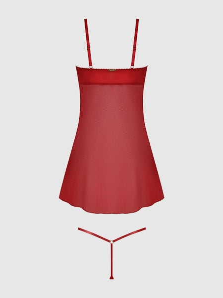 House of Desire Angelina Babydoll Kiss Embroidery