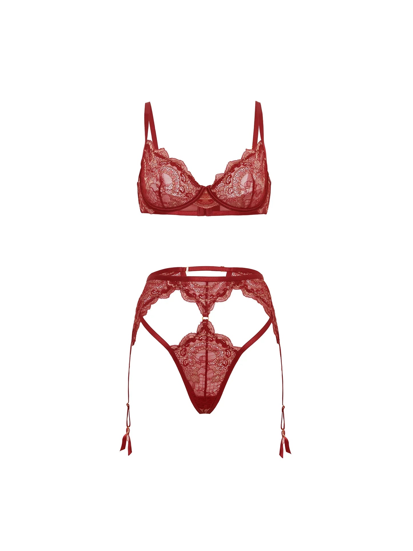 Oh la la Cheri Arielle Lace Bra Set
