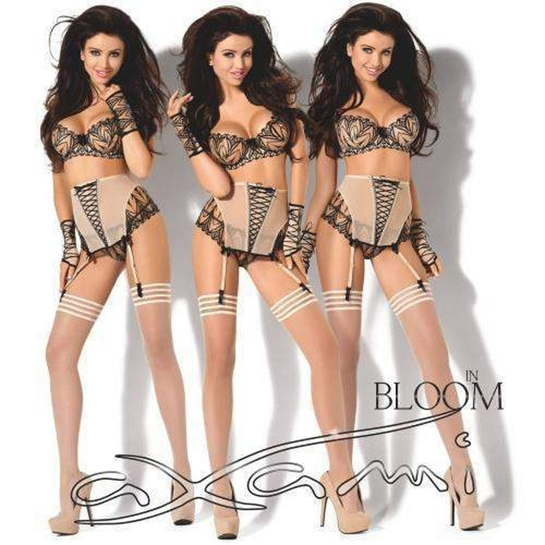 Axami In Bloom Lingerie Glossy Catalog Model Monika Pietrasinska-Rebel Romance