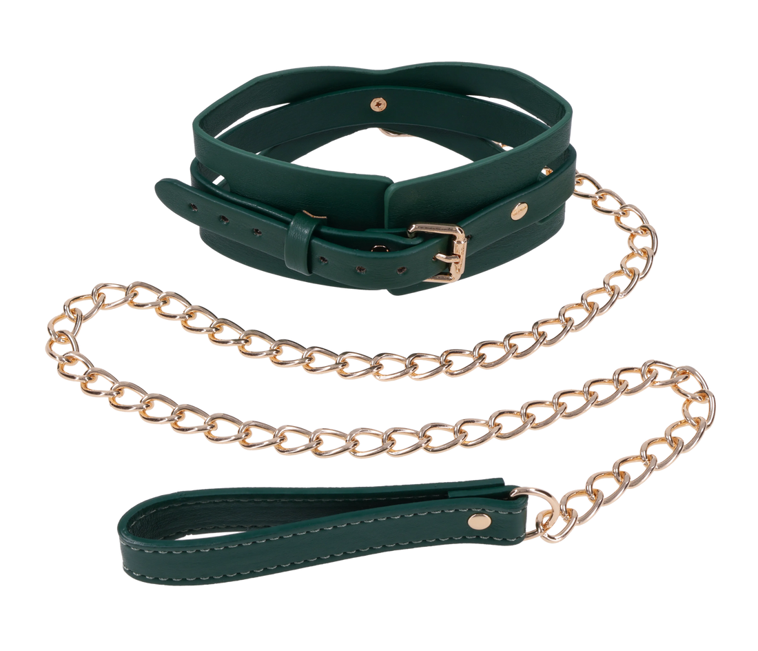 Sex & Mischief Indica Cutout Collar & Leash