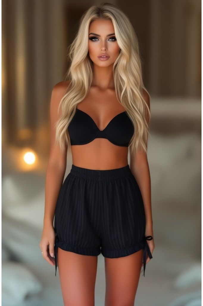 Daisy Corsets Black Stripe Brocade Bloomers