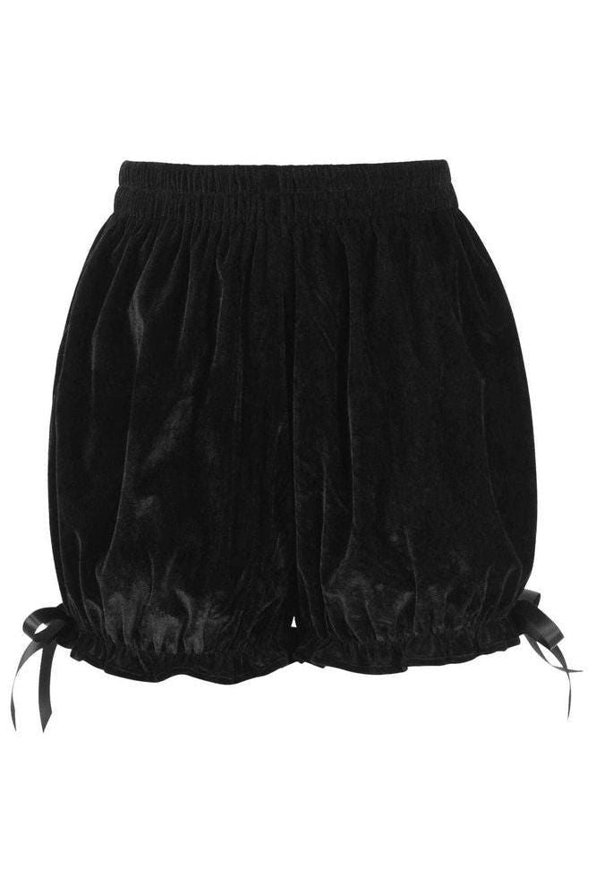 Daisy Corsets Black Velvet Bloomers