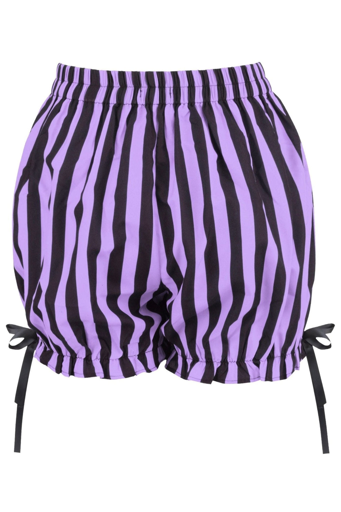 Daisy Corsets Black/Light Purple Striped Bloomers