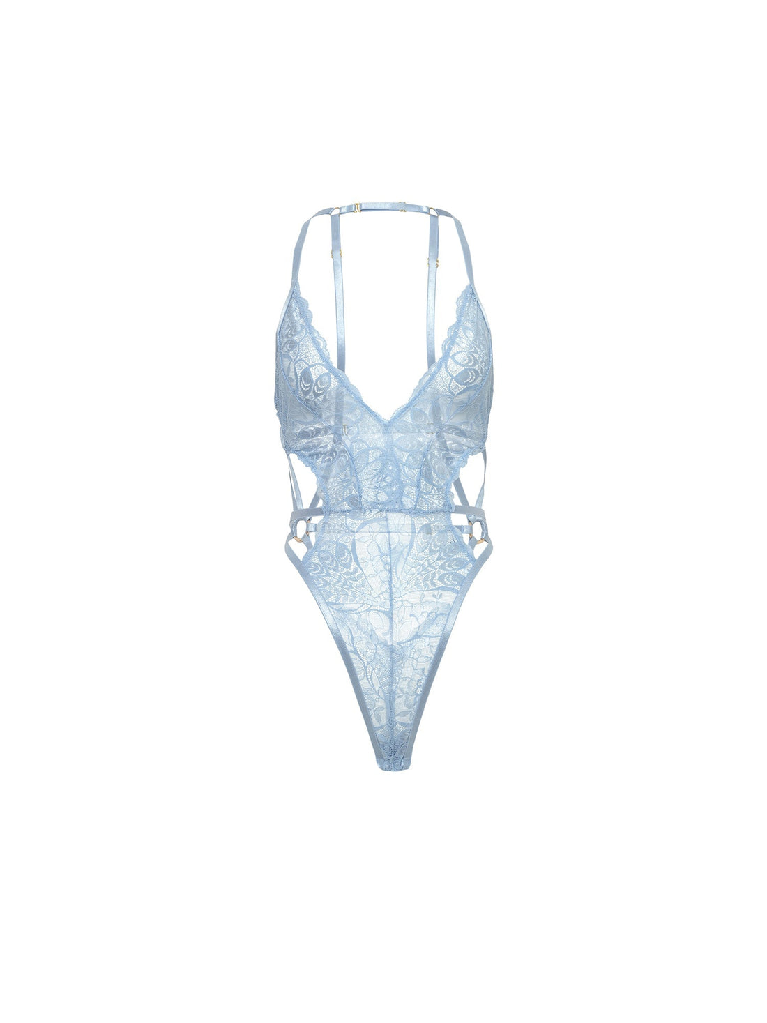 Bridal Lina Lace Teddy Brunnera Blue