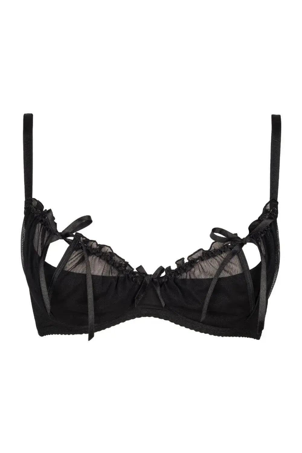 Charbon Quarter Cup Shelf Bra