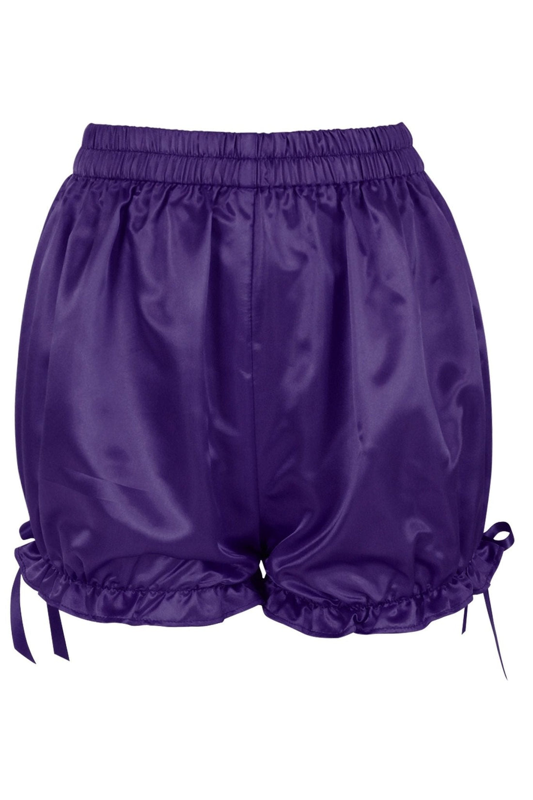 Daisy Corsets Dark Purple Satin Bloomers