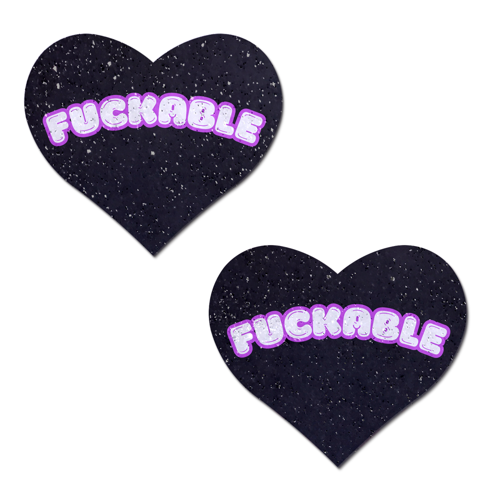 Pastease F*CKABLE Heart - Black/Pink