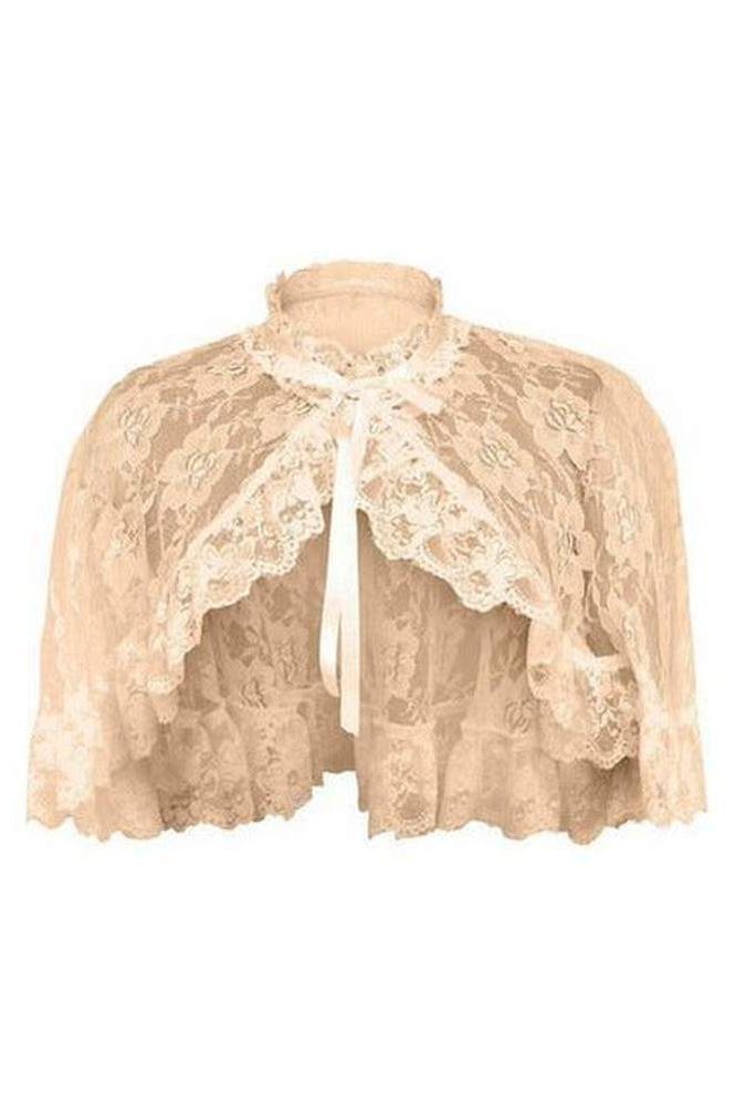 Daisy Corsets Ivory Lace Cape