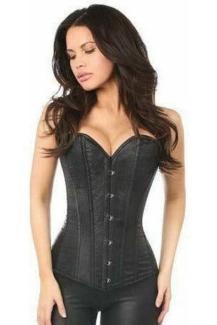 Daisy Lavish Black Brocade Corset