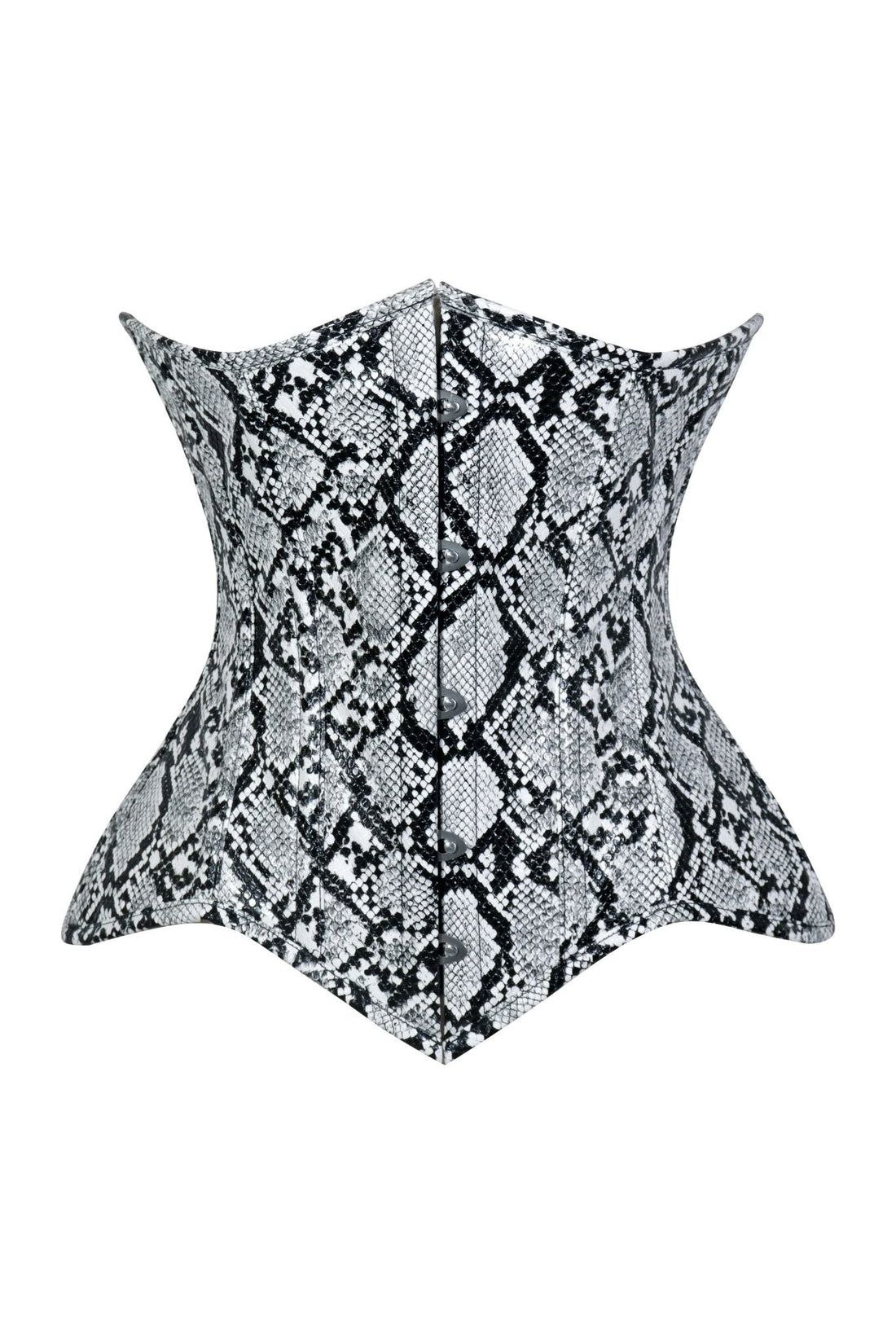 Daisy Corsets Lavish Snake Skin Print Underbust Corset Sweetheart Neckline Busk Closure