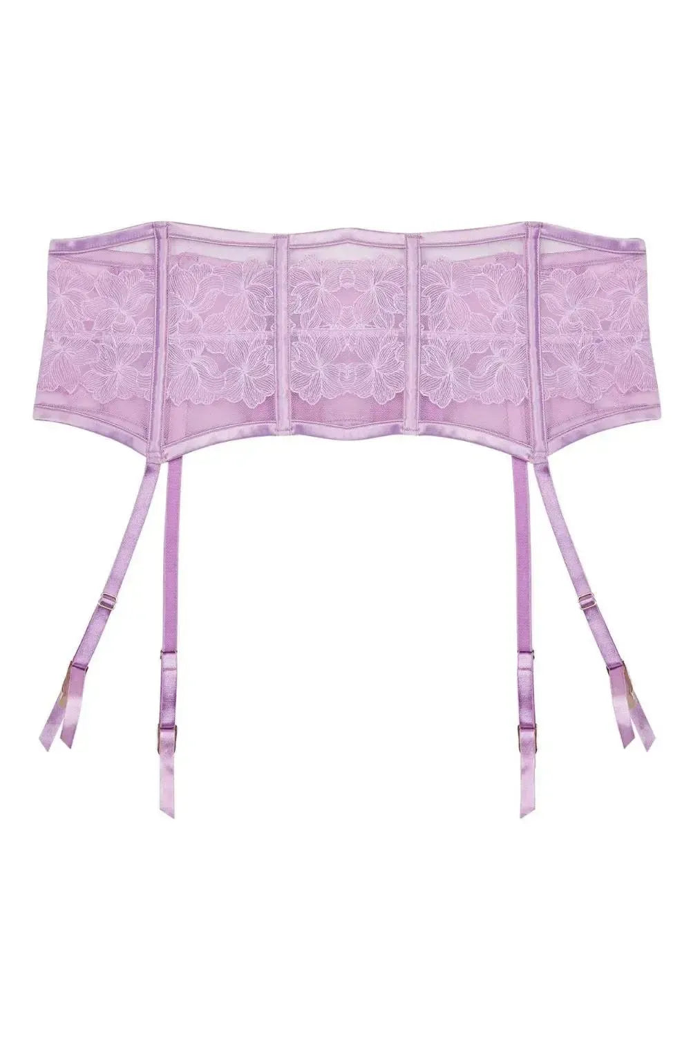 Playful Promises Lila Waspie Garter Belt Lilac