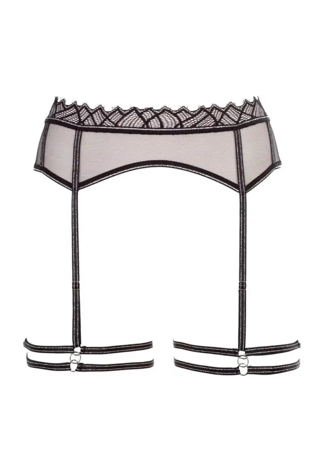 Bracli Manhattan Luxe Sheer Harness Garter Belt