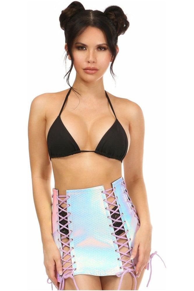 Daisy Corsets Mermaid Holo Lace-Up Skirt