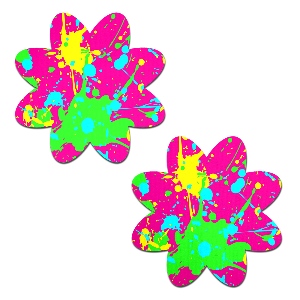 Pastease Neon Graffiti Paint Splatter - Pink