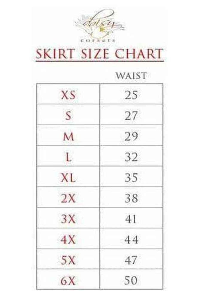 Rainbow Animal Print Stretch Lycra Skirt - Daisy Corsets