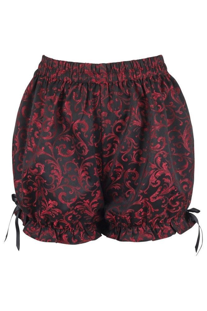 Daisy Corsets Red/Black Brocade Bloomers