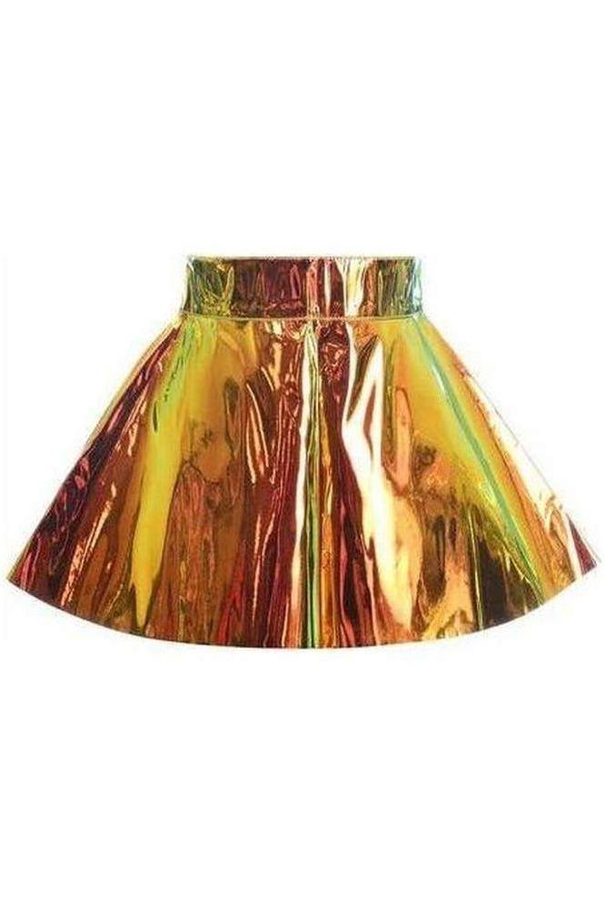 Daisy Corsets Sunset Holo Skater Skirt