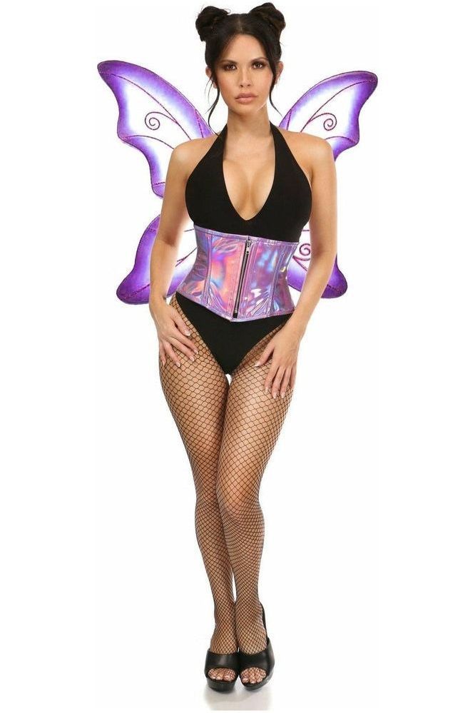 Daisy Corsets Top Drawer 2 PC Purple Pixie Fairy Corset Costume