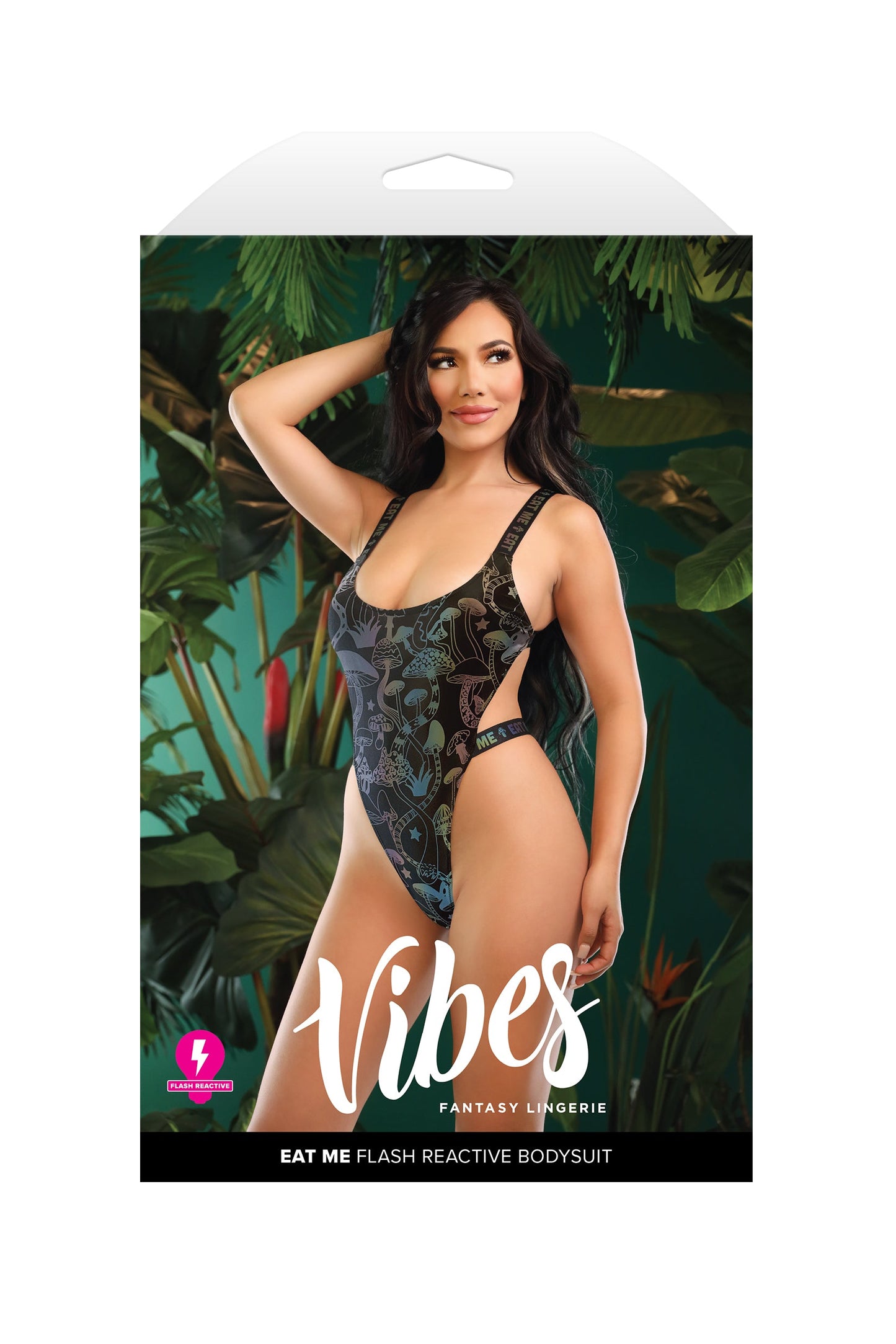 Fantasy Lingerie Vibes Eat Me Flash Reactive Bodysuit