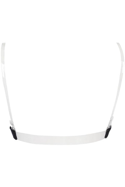 Axami 5780 Biustonosz Push Up Bra Basic Black Transparent Back