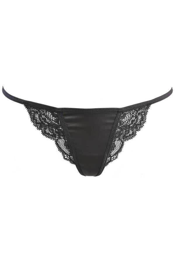 Axami 10688 Latex Lace G-String Thong Saturday Night